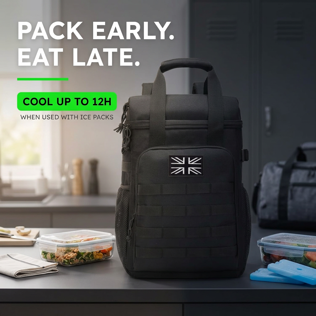 25L Insulated Cooler Backpack for Work & Meal Prep