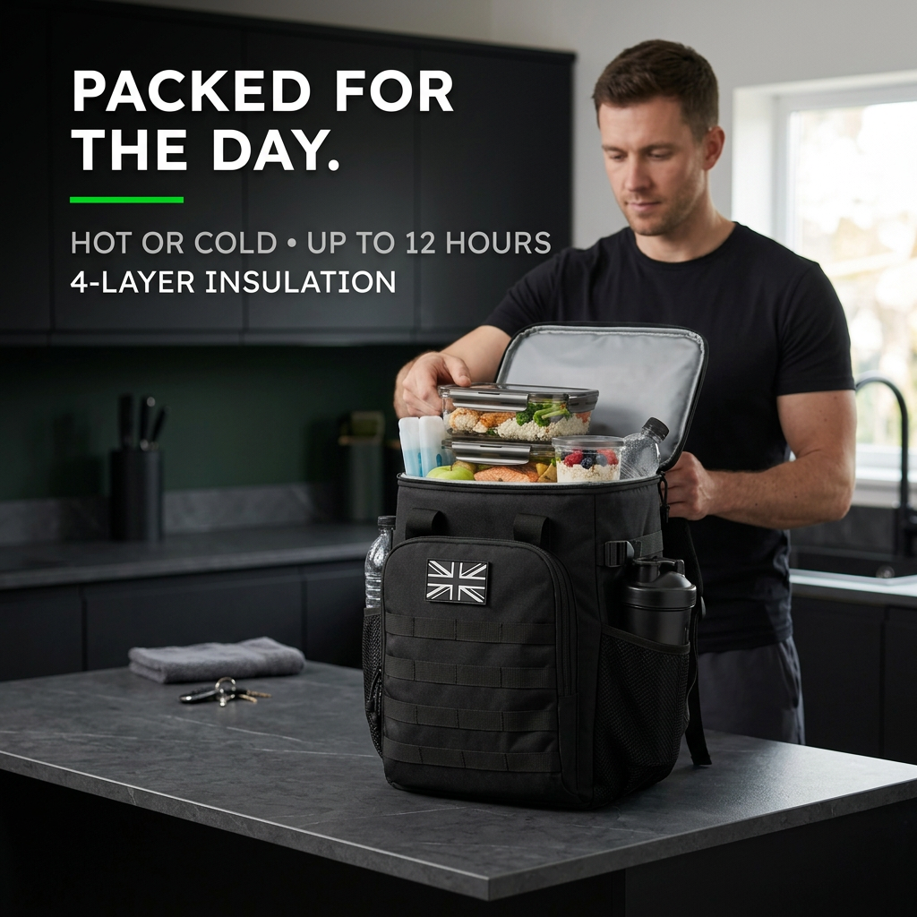 25L Insulated Cooler Backpack for Work & Meal Prep