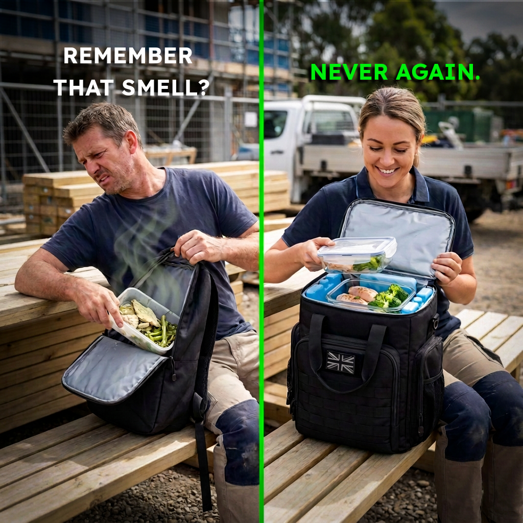 25L Insulated Cooler Backpack for Work & Meal Prep
