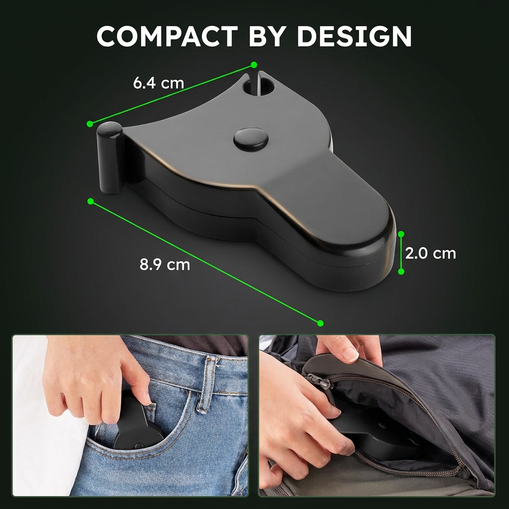 Retractable Body Measuring Tape – 150cm Dual Scale