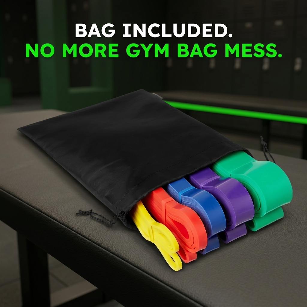 Pull-Up Resistance Bands Set – 5 Progressive Levels